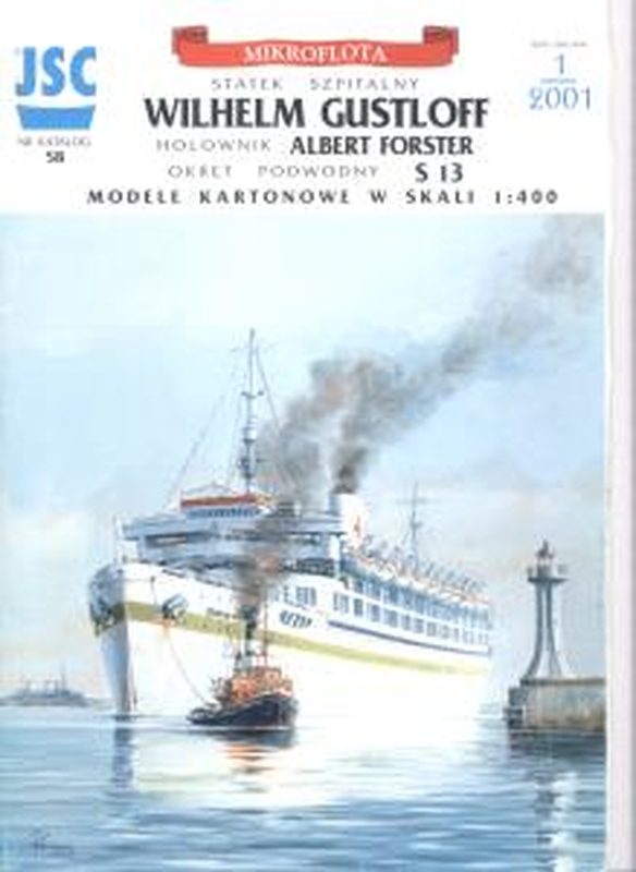 Plan PassengerShip Wilhelm Gustloff i Albert Forster i S 13 - JSC